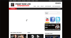 Desktop Screenshot of frontrowliveent.com