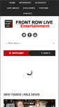 Mobile Screenshot of frontrowliveent.com